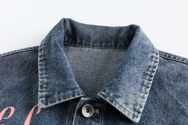 Fashion loose denim fashion jacket