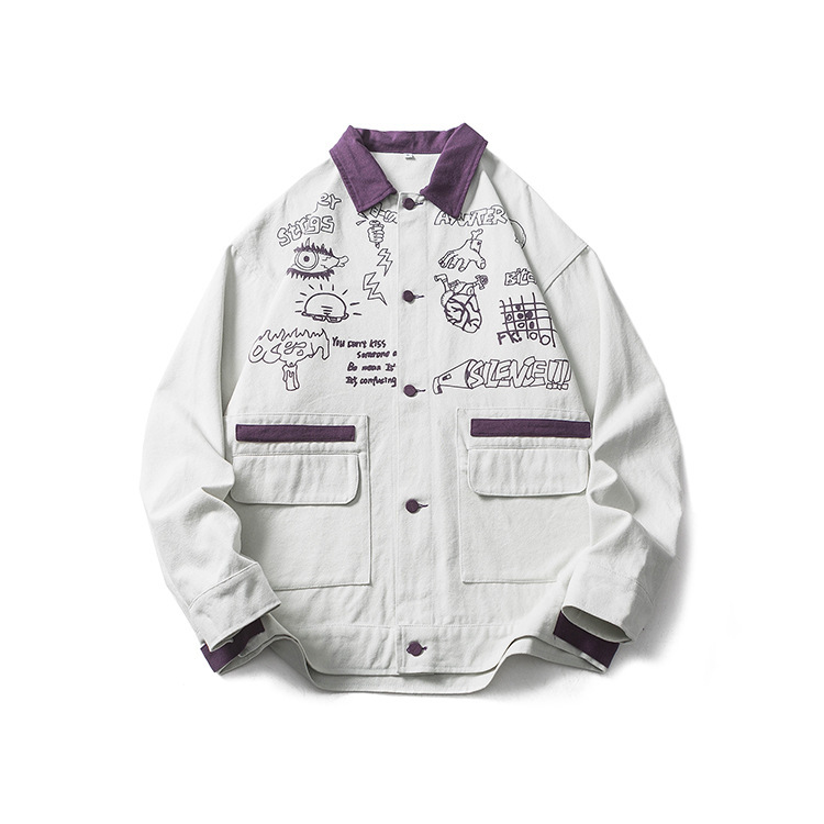 Fashion loose denim fashion jacket