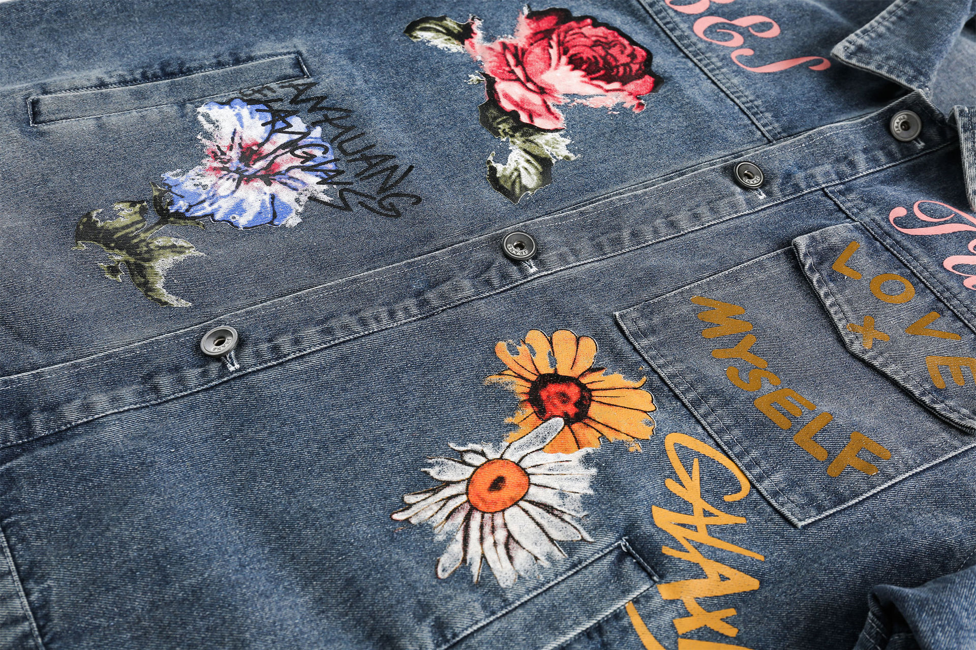 Fashion loose denim fashion jacket