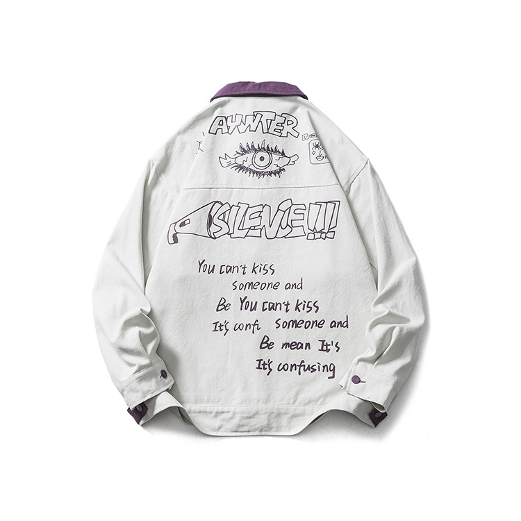 Fashion loose denim fashion jacket