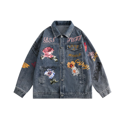 Fashion loose denim fashion jacket