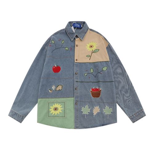 Fashion loose denim fashion jacket