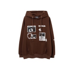3D printed loose oversized hoodie