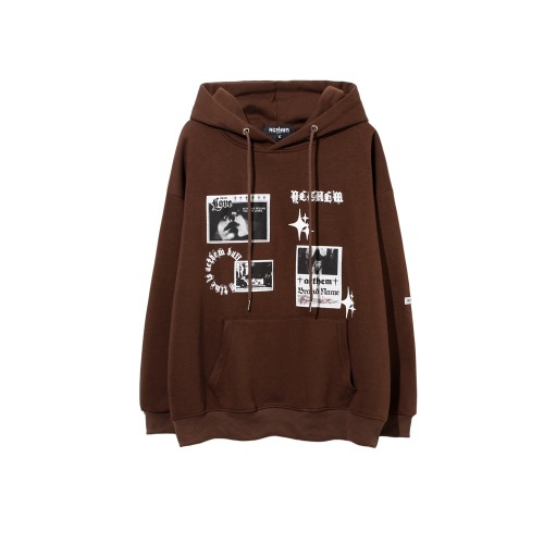 3D printed loose oversized hoodie