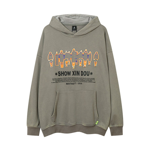 3D printed loose oversized hoodie