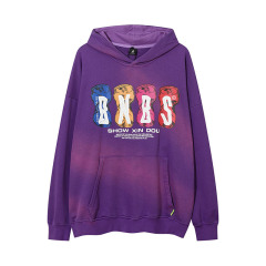3D printed loose oversized hoodie