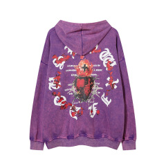 3D printed loose oversized hoodie