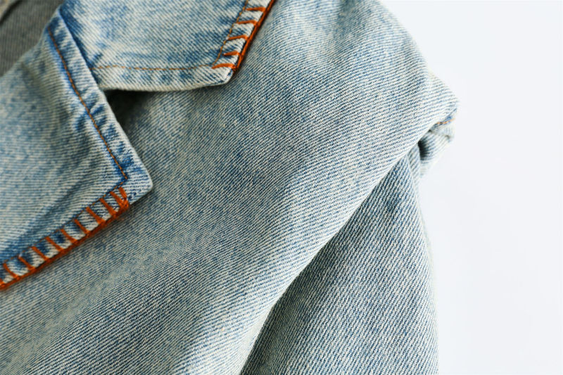 Fashion loose denim fashion jacket