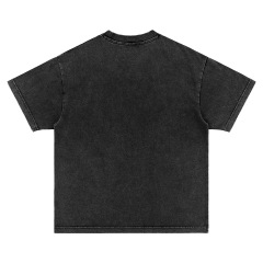 Anime printed trendy brand washed Japanese vintage T-shirt