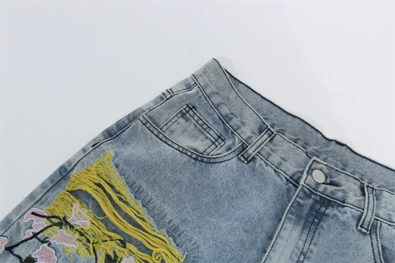 Denim trend shorts