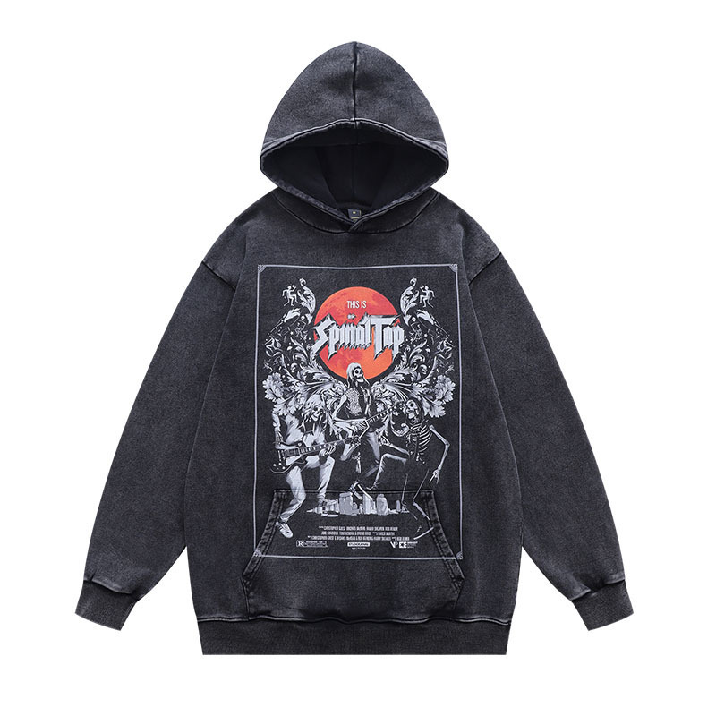 Graffiti letter printing, plush and thickened men's and women's hot selling hoodies