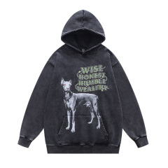 Graffiti letter printing, plush and thickened men's and women's hot selling hoodies
