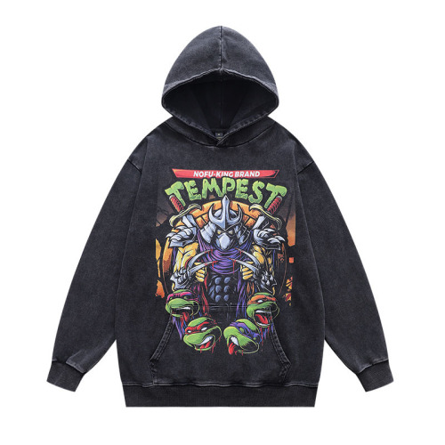 Graffiti letter printing, plush and thickened men's and women's hot selling hoodies