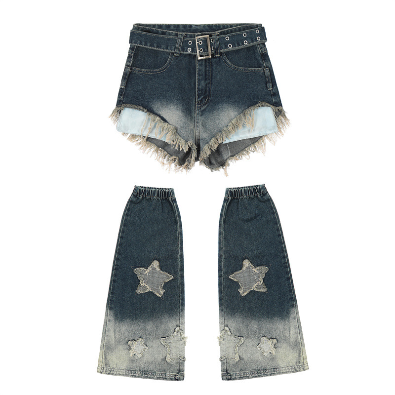 Denim trend shorts