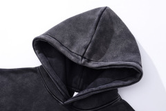 Graffiti letter printing, plush and thickened men's and women's hot selling hoodies