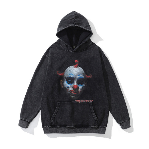 Graffiti letter printing, plush and thickened men's and women's hot selling hoodies