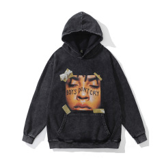 Graffiti letter printing, plush and thickened men's and women's hot selling hoodies