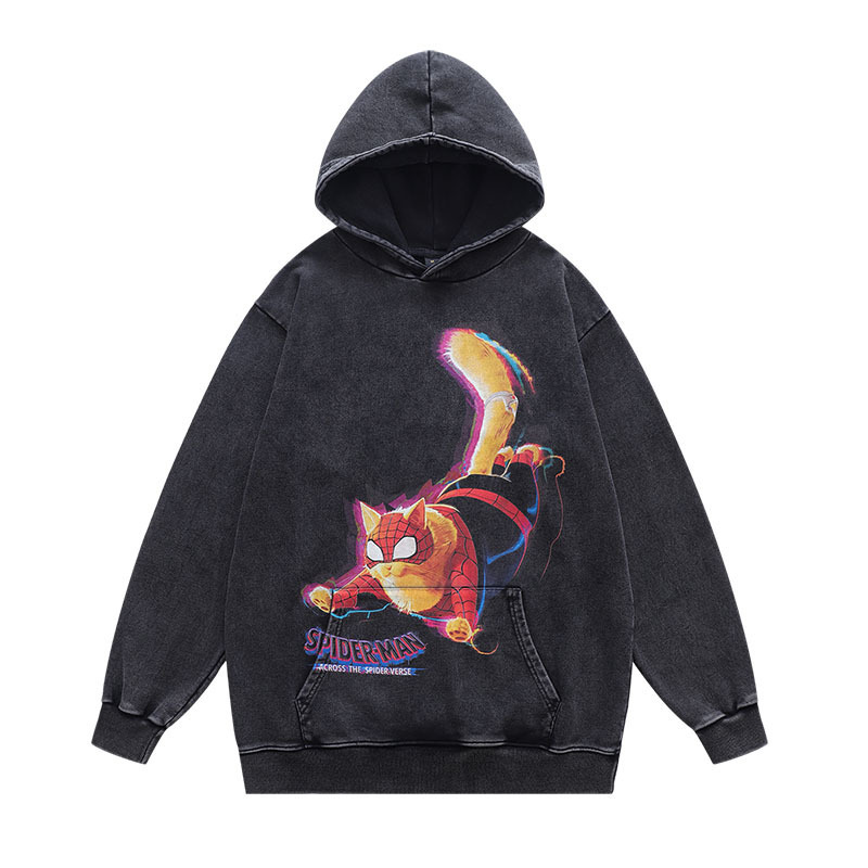 Graffiti letter printing, plush and thickened men's and women's hot selling hoodies