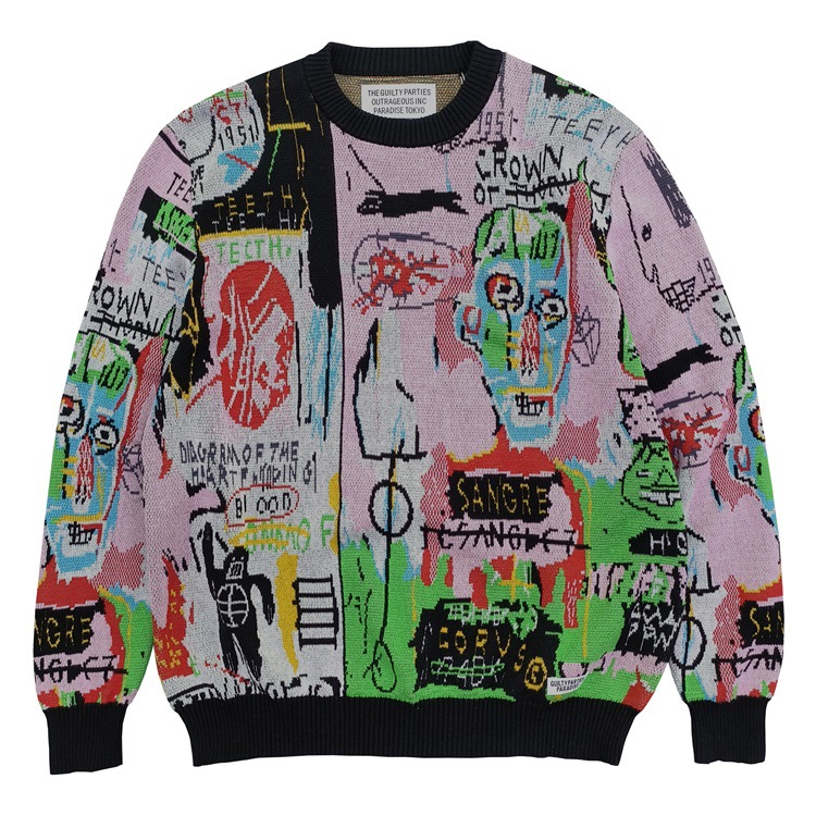 Graffiti letter printing, plush and thickened men's and women's hot selling sweaters