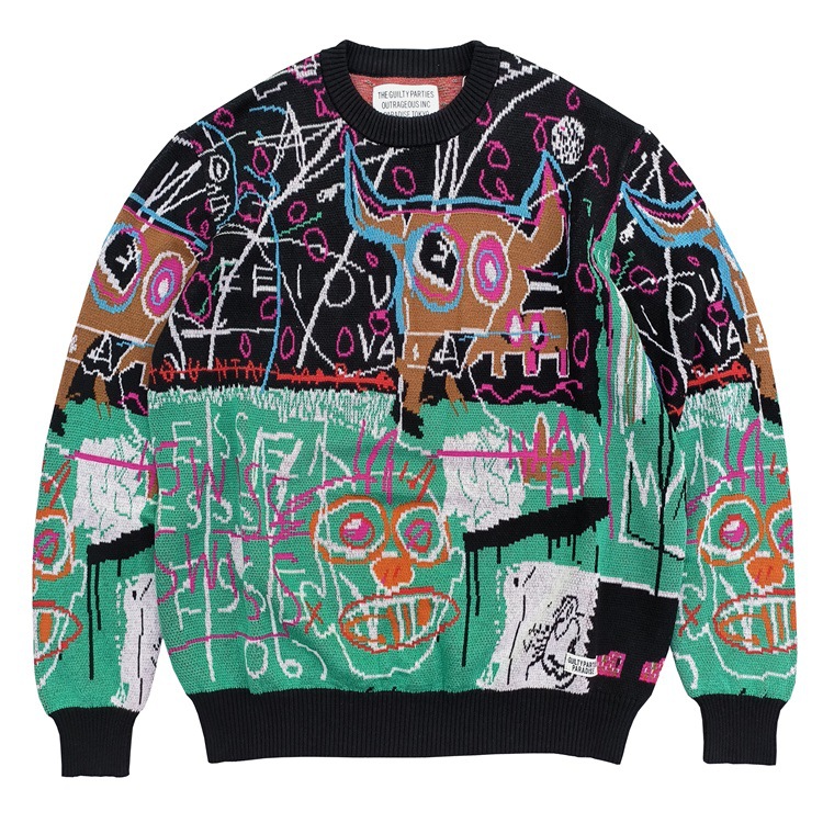 Graffiti letter printing, plush and thickened men's and women's hot selling sweaters