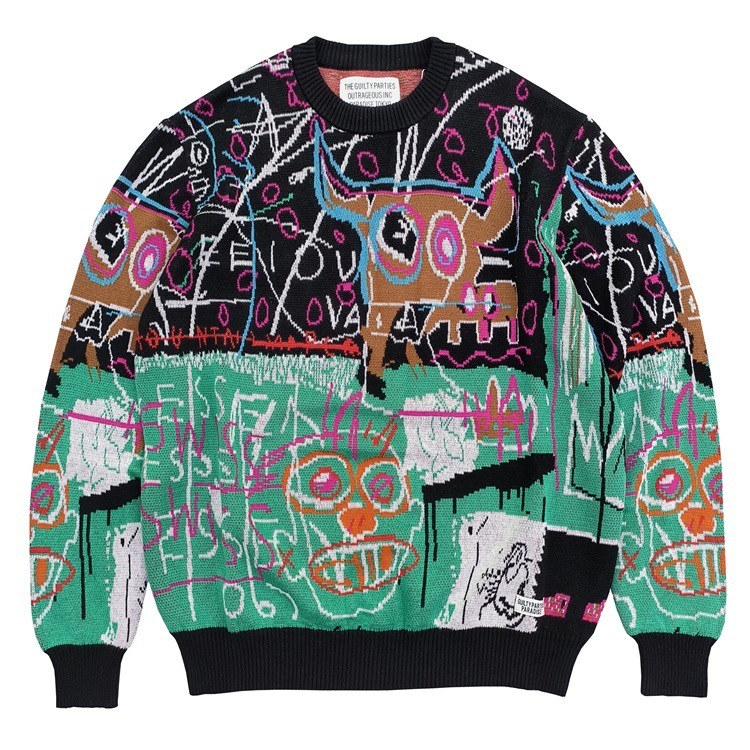 Graffiti letter printing, plush and thickened men's and women's hot selling sweaters