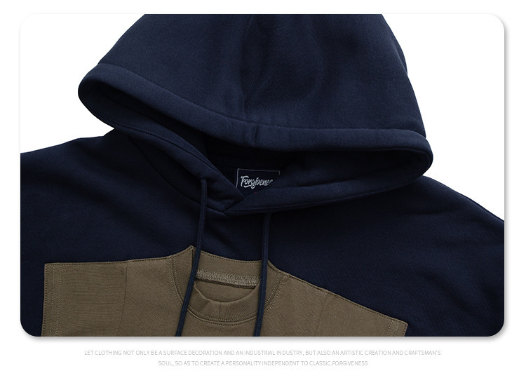 3D printed loose oversized hoodie