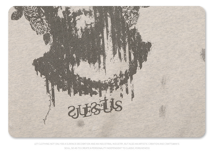 Graffiti letter printing, plush and thickened men's and women's hot selling sweaters