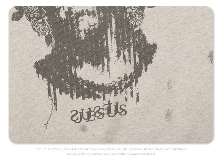 Graffiti letter printing, plush and thickened men's and women's hot selling sweaters