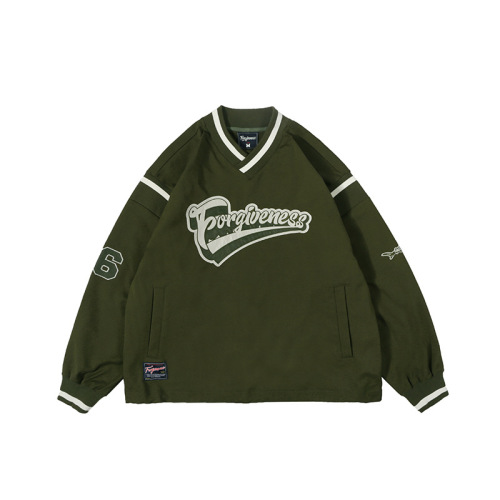 Graffiti letter printing, plush and thickened men's and women's hot selling sweaters