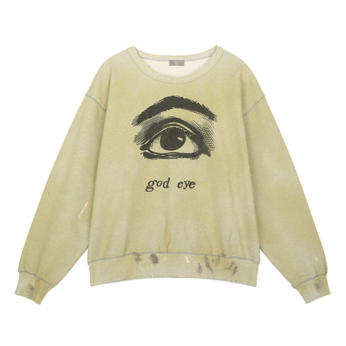 Graffiti letter printing, plush and thickened men's and women's hot selling sweaters