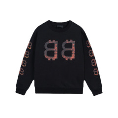 Graffiti letter printing, plush and thickened men's and women's hot selling sweaters