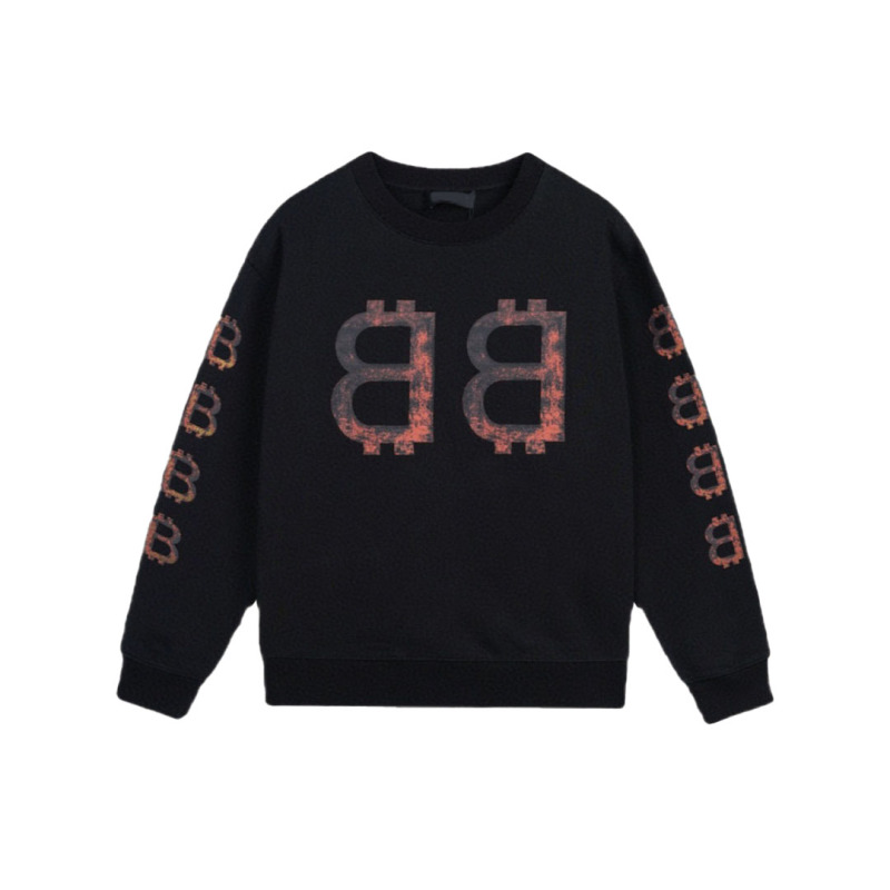 Graffiti letter printing, plush and thickened men's and women's hot selling sweaters