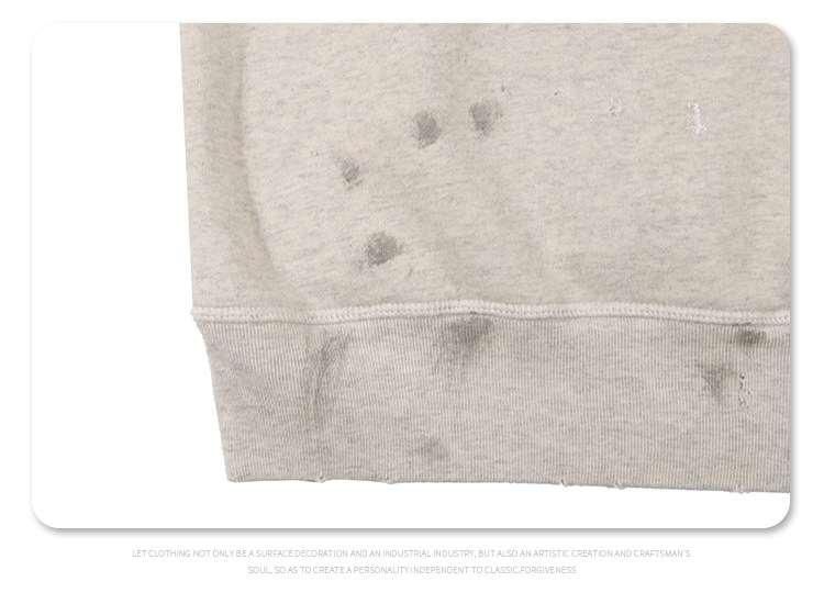 Graffiti letter printing, plush and thickened men's and women's hot selling sweaters