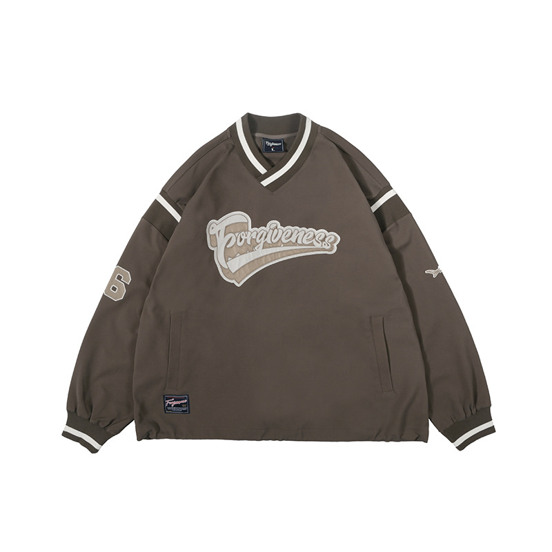 Graffiti letter printing, plush and thickened men's and women's hot selling sweaters