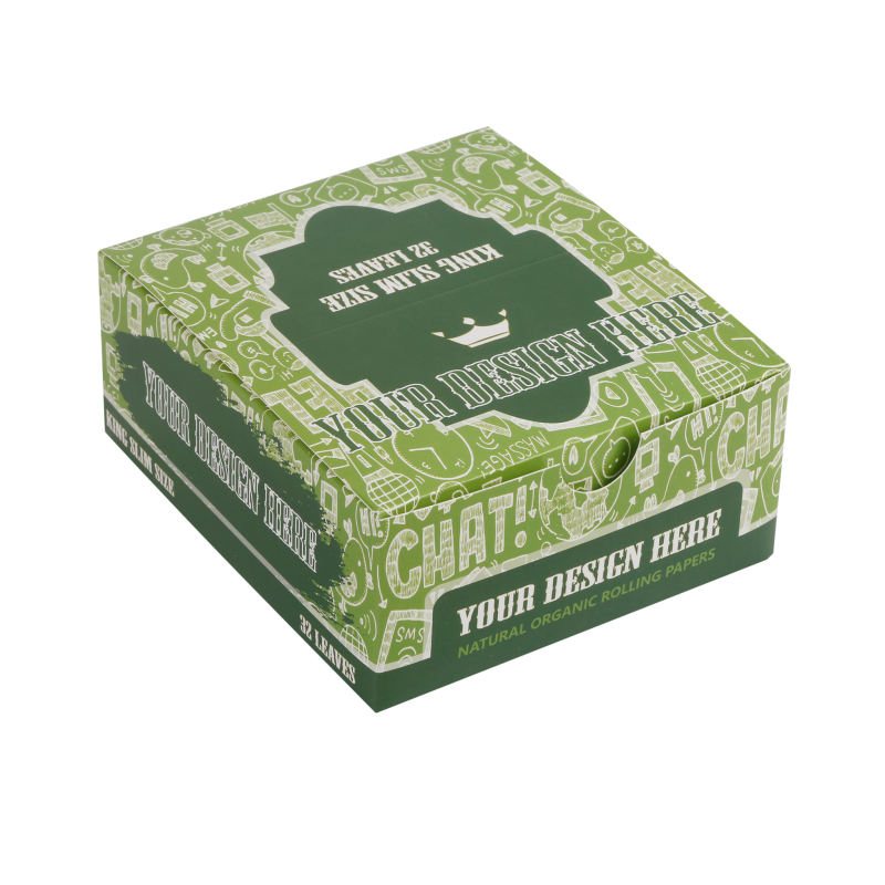 Filter Tips Rolling Papers In Reversible Tray Enclosure Custom Rolling Papers With Tips