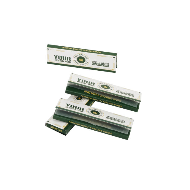Single Width Size Custom Rolling Papers With Free Shipping