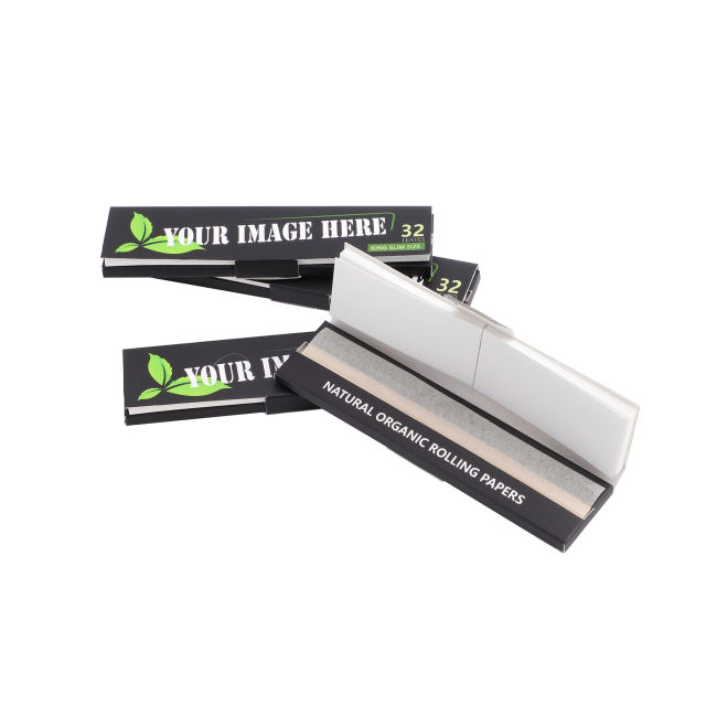 King Slim Size With Filter Tips Custom Rolling Paper Booklet With Free