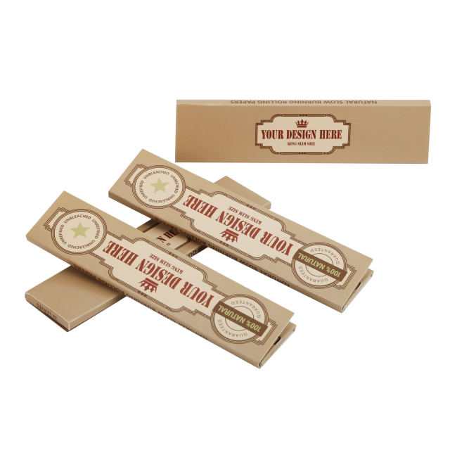 King Slim Size Custom Rolling Papers With Free Shipping