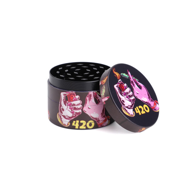 Custom 4 PC Metal Grinder With Free Shipping