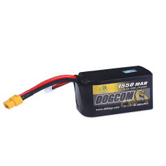 DOGCOM 1550mAh 150C 6S 22.2V Lipo battery