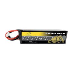 DOGCOM 2600mAh 35C 22.2V 6S RC helicopter Lipo battery