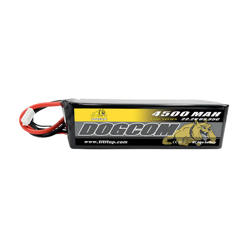 DOGCOM 4500mAh 35C 22.2V 6S RC Heli Lipo battery