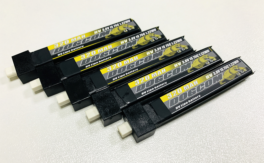 DOGCOM 320mAh 1S 3.8V HV Micro drone battery