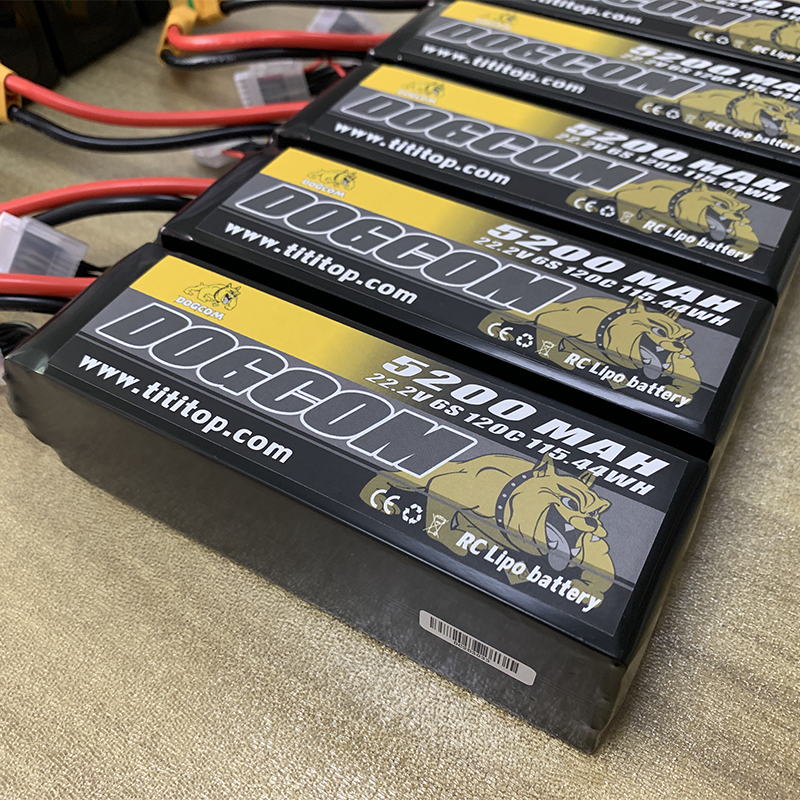DOGCOM 5200mAh 120C 22.2V 6S with XT90 plug