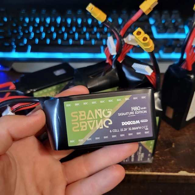 DOGCOM 1480mAh 150C 6S 22.2V SBANG version