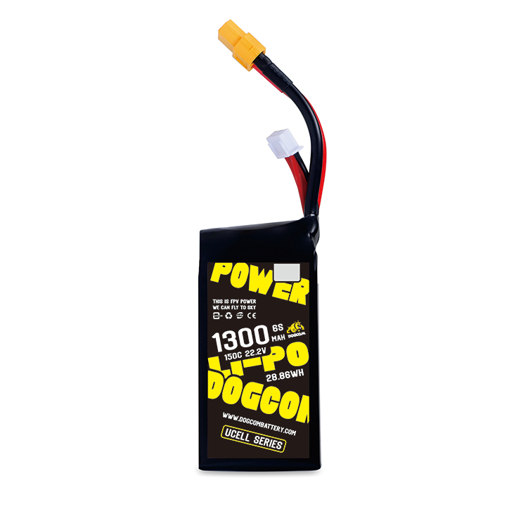 DOGCOM 1300mAh 150C 6S 22.2V UCELL series