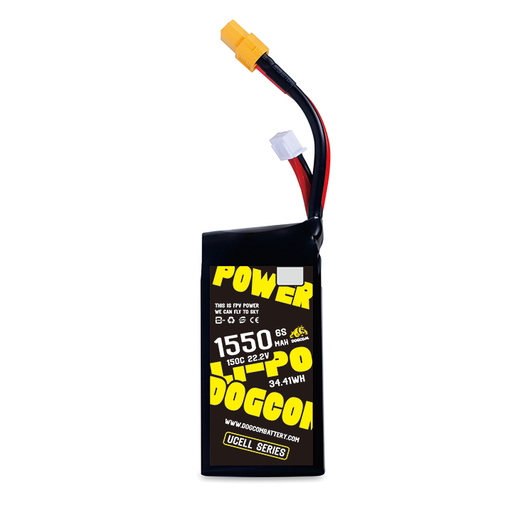 DOGCOM 1550mAh 150C 6S 22.2V UCELL series