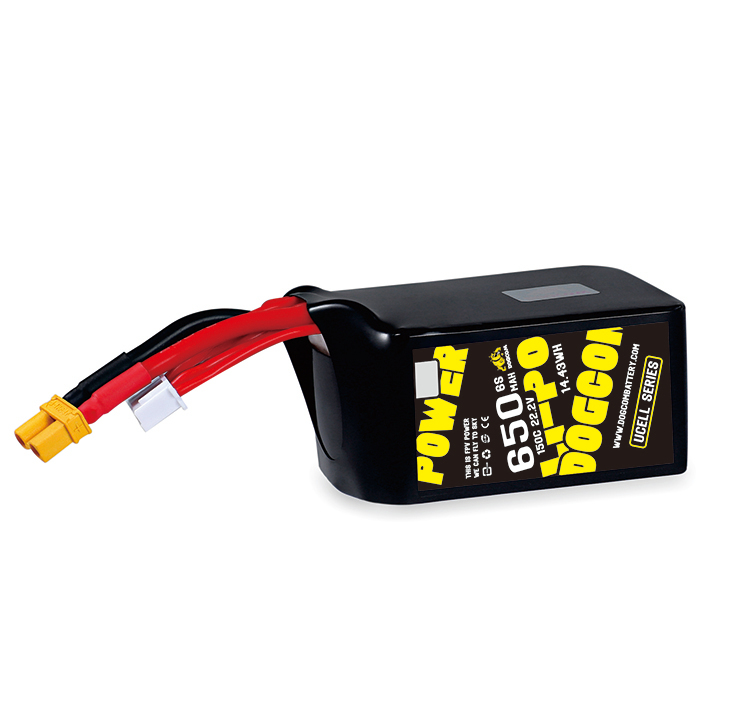 DOGCOM 650mAh 150C 6S 22.2V UCELL series