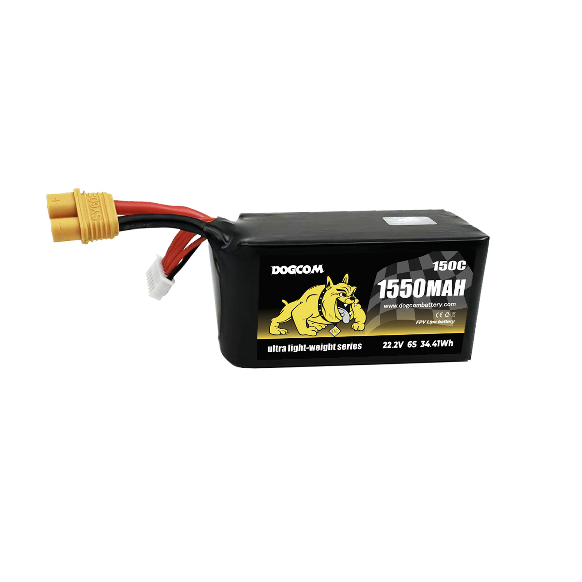 DOGCOM 1550mAh 150C 6S 22.2V Ultra series