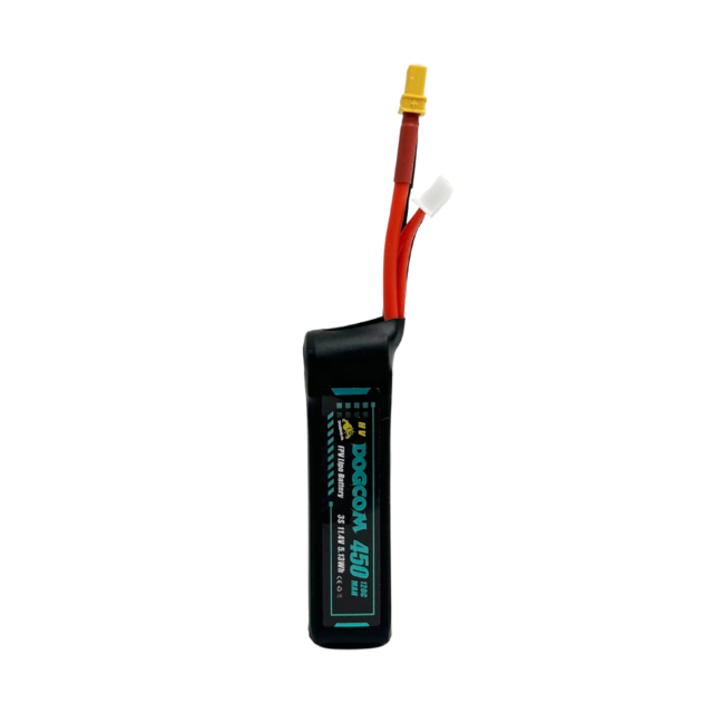 DOGCOM 450mAh 120C 11.4V 3S1P high voltage Lipo Battery XT30 plug